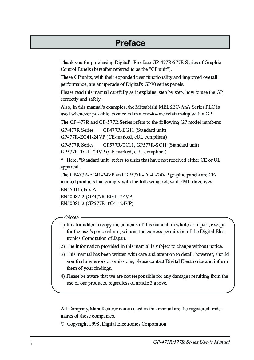 First Page Image of GP477R-EG41-24VP User Manual.pdf